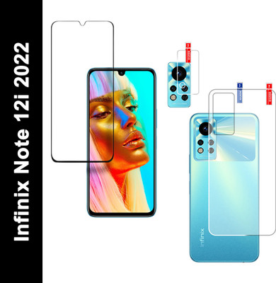 FINCH Front and Back Tempered Glass for INFINIX NOTE 12I 2022(Pack of 3)