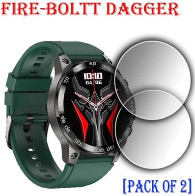 Aleena Nano Glass for FIRE BOLTT DAGGER 1.43 inch HD AMOLED SMART WATCH 0.115(Pack of 2)
