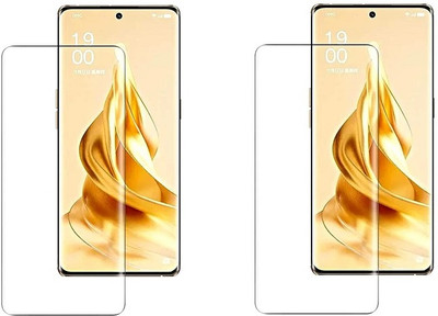 NIMMIKA ENTERPRISES Nano Glass for Oppo Reno 9 Pro Plus 5G(Complete coverage | High-quality material | Ultra-thin design | UV-curing process | Superior clarity and brightness | Enhanced touch sensitivity)(Pack of 2)
