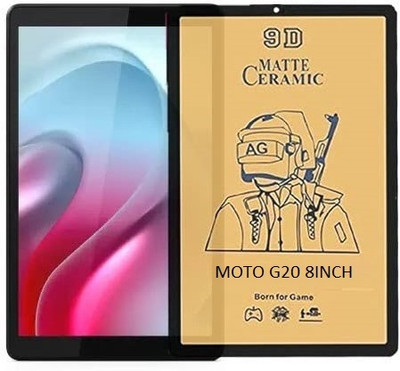 A-Allin1 Nano Glass for Moto Tab G20 8inch, Flexible Nano Matte Exact Camera Cut Edge to Edge Coverage(Pack of 1)