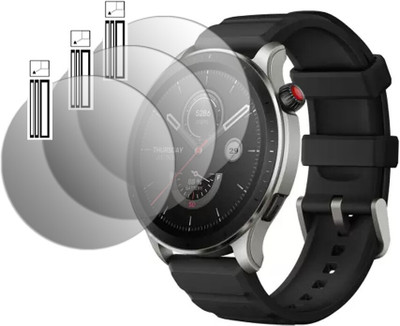 YCHROZE Nano Glass for AMAZFIT GTR 4(Pack of 3)