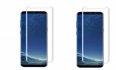 NIMMIKA ENTERPRISES Nano Glass for Samsung Galaxy S8 Plus(Complete coverage | High-quality material | Ultra-thin design | UV-curing process | Superior clarity and brightness | Enhanced touch sensitivity)(Pack of 2)