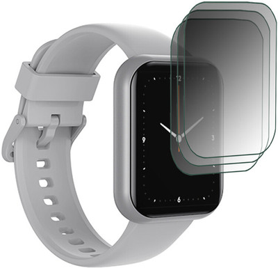 hirdesh Nano Glass for DIZO Watch D Plus(Pack of 3)