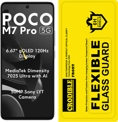 CRodible Nano Glass for poco M7 Pro 5g(Pack of 1)