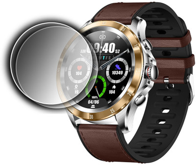 Screen Protector Nano Glass for GIZMORE GizFit Glow Luxe SMARTWATCH(Pack of 2)