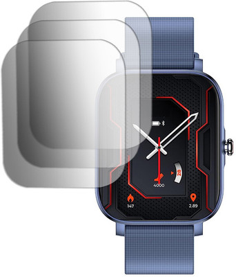 hirdesh Nano Glass for PLAYFIT CHAMP 2 SMARTWATCH(Pack of 3)
