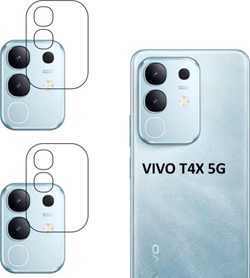 BOMGUARD Nano Glass for VIVO T4X 5G Camera Lens Protector(Pack of 2)