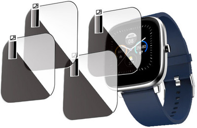 HIDEOUS Nano Glass for Noise ColorFit Qube Plus(Pack of 4)