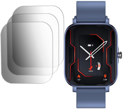 hirdesh Nano Glass for PLAYFIT CHAMP 2 SMARTWATCH(Pack of 3)