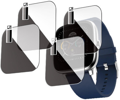 HIDEOUS Nano Glass for Noise ColorFit Qube Plus(Pack of 4)