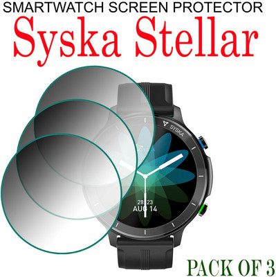 YCHROZE Nano Glass for Syska Stellar(Pack of 3)