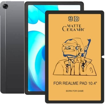 A-Allin1 Nano Glass for Realme Pad 10.4, Flexible Nano Matte Screen Protector Slim 9H Hard 2.5D(Pack of 1)