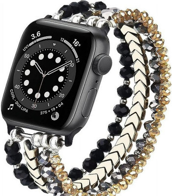 Varsha Nano Glass for Apple Watch Band 42mm 44mm 45mm Women,Fashion Handmade 26.05.2019 - Copy (13)(Pack of 1)