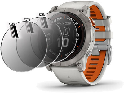 EZGER Nano Glass for Garmin Fenix 7 Pro(Pack of 3)
