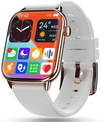 Pushpa Edge To Edge Tempered Glass for Unisex High Resolution Curved Display Smart Watch-PFB29 White Gold - Copy (3)(Pack of 2)