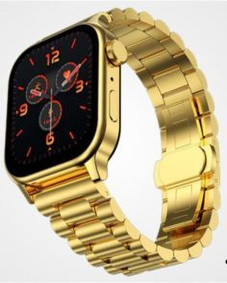 KONG FU MA SMARTWATCH Nano Glass for RISE LUX FLAT SCREEN GOLD CHAIN STRAP UNISEX WATCH - Copy (32)(Pack of 1)