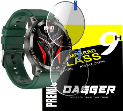 FINCH Nano Glass for FIRE BOLTT DAGGER 1.43 inch HD AMOLED SMART WATCH(Pack of 2)