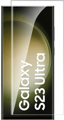 NIMMIKA ENTERPRISES Nano Glass for Samsung Galaxy S23 Ultra 5G(UV Adhesive Technology | Full-Screen Coverage | 9H Hardness Rating | Ultra-Thin Design | High-Transparency | Case-Friendly Design)(Pack of 1)