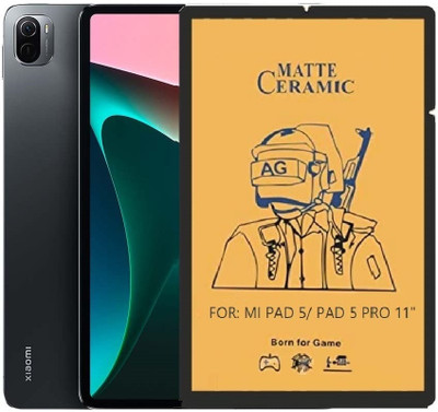 A-Allin1 Nano Glass for Xiaomi Mi Pad 5, Flexible Nano Matte it resistive to finger prints and protects your phone against sweat and oil residue from fingerprints(Pack of 1)