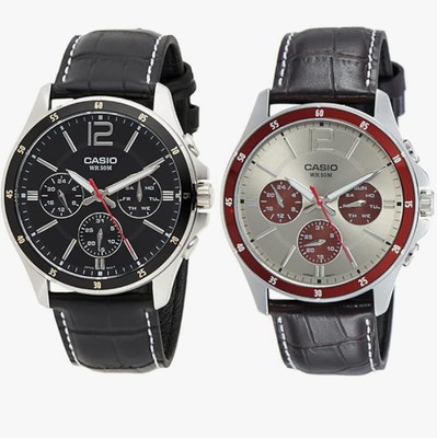 VD Enterprise Nano Glass for Casio Enticer Analog Dial Watch (Combo)(Pack of 1)