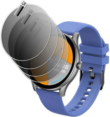 HIDEOUS Nano Glass for Pebble Cosmos Bold Metallic Smartwatch, 1.39''(Pack of 4)