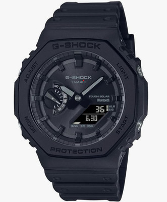 THJDG Nano Glass for Casio G-Shock GA-B2100-1A1DR Black Analog-Digital Dial Black Bluetooth G1242 - Copy (3)(Pack of 2)