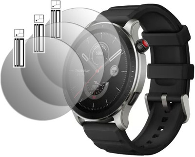 YCHROZE Nano Glass for AMAZFIT GTR 4(Pack of 3)