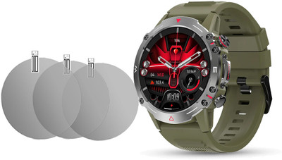 DOUMOF Nano Glass for Pebble Cosmos Quest SMARTWATCH(Pack of 3)
