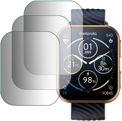 hirdesh Nano Glass for Motorola Moto Watch 200(Pack of 3)