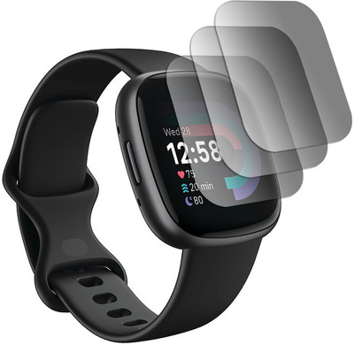 hirdesh Nano Glass for Fitbit Versa 4(Pack of 3)