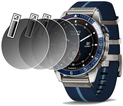 HIDEOUS Nano Glass for Garmin MARQ Captain Gen 2(Pack of 3)