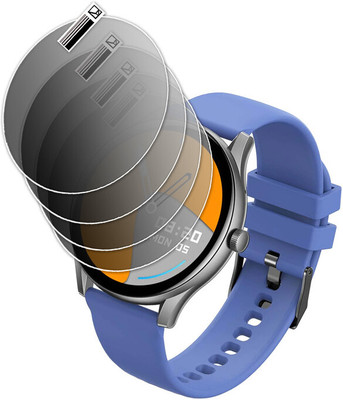 HIDEOUS Nano Glass for Pebble Cosmos Bold Metallic Smartwatch, 1.39''(Pack of 4)