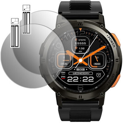 SUNMOON Nano Glass for Kospet Tank T2 SMARTWATCH 0.552(Pack of 1)
