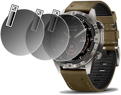 HIDEOUS Nano Glass for Garmin MARQ Adventurer Gen 2(Pack of 3)