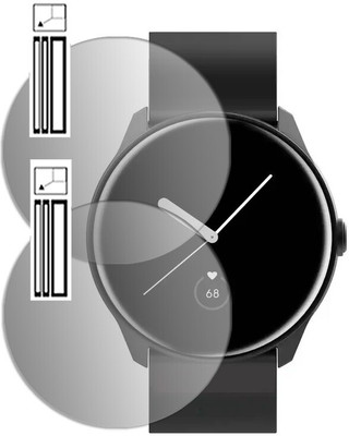 DOUMOF Nano Glass for FASTRACK REFLEX INVOKE PRO SMARTWATCH(Pack of 2)