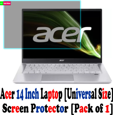 Zoku Protection Nano Glass for Acer 14 inch laptop [Universal Size] [Clear](Pack of 1)