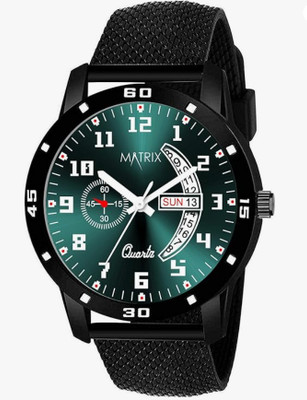 THJDG Nano Glass for Matrix Day & Date Analog Men's Watch ( Olive)(Pack of 2)