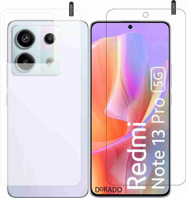 Guardor Front and Back Tempered Glass for Front and Back Screen Guard Xiaomi Poco F3 GT Screen Protector 9H Screen Guard(Pack of 3)