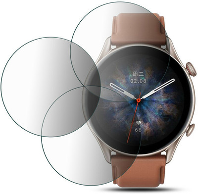 YCHROZE Nano Glass for Amazfit GTR 3 Pro 1.45(Pack of 3)