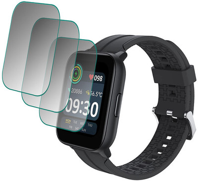 YCHROZE Nano Glass for Realme TechLife Watch SZ100(Pack of 3)