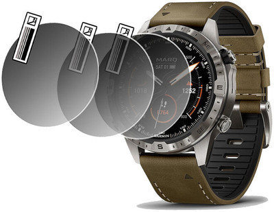 HIDEOUS Nano Glass for Garmin MARQ Adventurer Gen 2(Pack of 3)