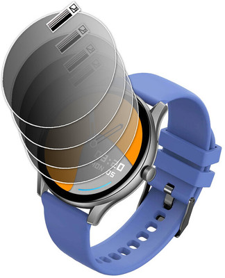 daffin Nano Glass for Pebble Cosmos Bold Metallic Smartwatch, 1.39''(Pack of 4)