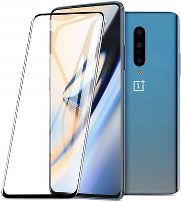 NIMMIKA ENTERPRISES Nano Glass for Advanced Black Border Tempered Glass Protector for OnePlus 7 Pro(Pack of 1)