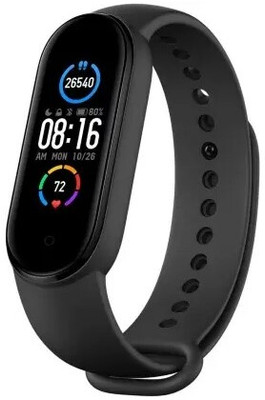 VD Enterprise Nano Glass for Mi Smart Band 5 (Black Strap, Size - Copy (3)(Pack of 1)