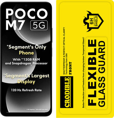 CRodible Nano Glass for poco M7(Pack of 1)