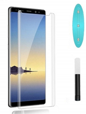 NIMMIKA ENTERPRISES Nano Glass for Samsung Galaxy Note 9(Complete coverage | High-quality material | Ultra-thin design | UV-curing process | Superior clarity and brightness | Enhanced touch sensitivity)(Pack of 1)