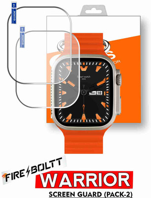 Olonga Nano Glass for FIRE BOLTT WARRIOR CALLING SMARTWATCH(Pack of 2)