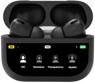 BUDSURGE Nano Glass for AirPods Pro 2nd Generation, with Display Touch Screen Wireless Earbuds - Copy (3)(Pack of 1)