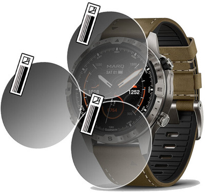 HIDEOUS Nano Glass for Garmin MARQ Adventurer Gen 2(Pack of 3)