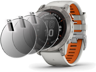 EZGER Nano Glass for Garmin Fenix 7 Pro(Pack of 3)